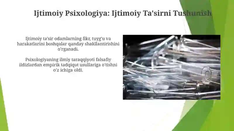 Ijtimoiy Psixologiya: Ijtimoiy Ta'sirni Tushunish 3