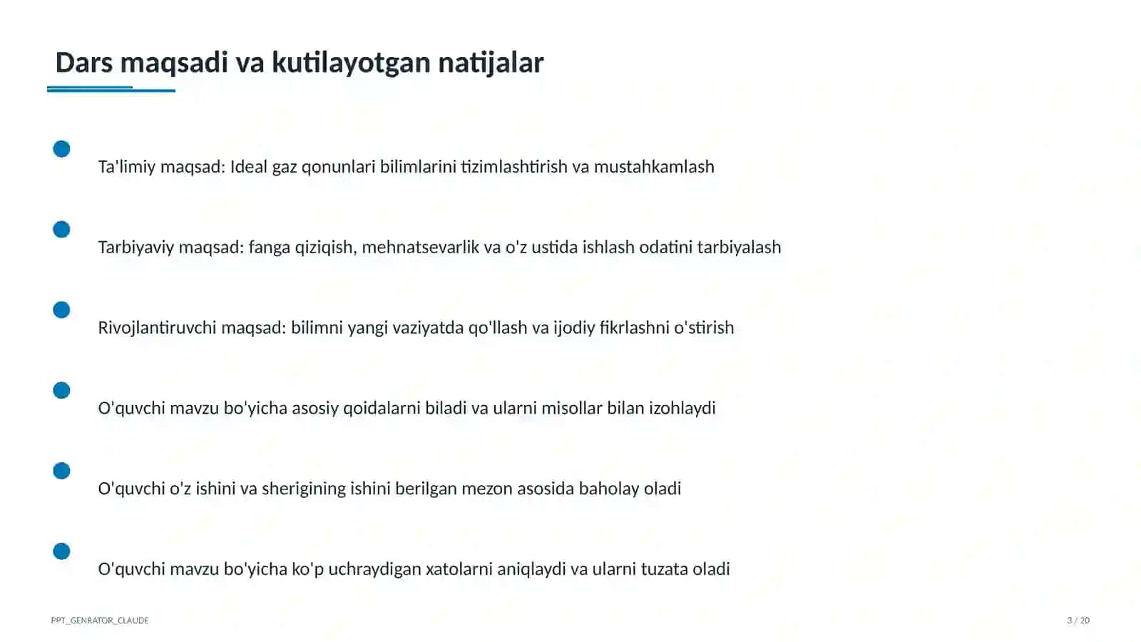 Ideal gaz qonunlari (10-sinf) 3
