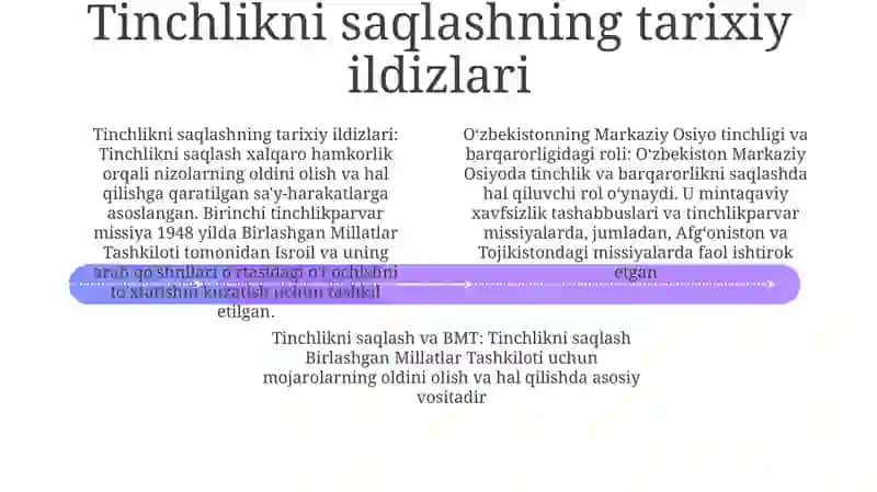 Markaziy Osiyoda Tinchlik Va Barqarorlikni Ta'Minlashdagi O'Zbekistonnig O'Rni 3
