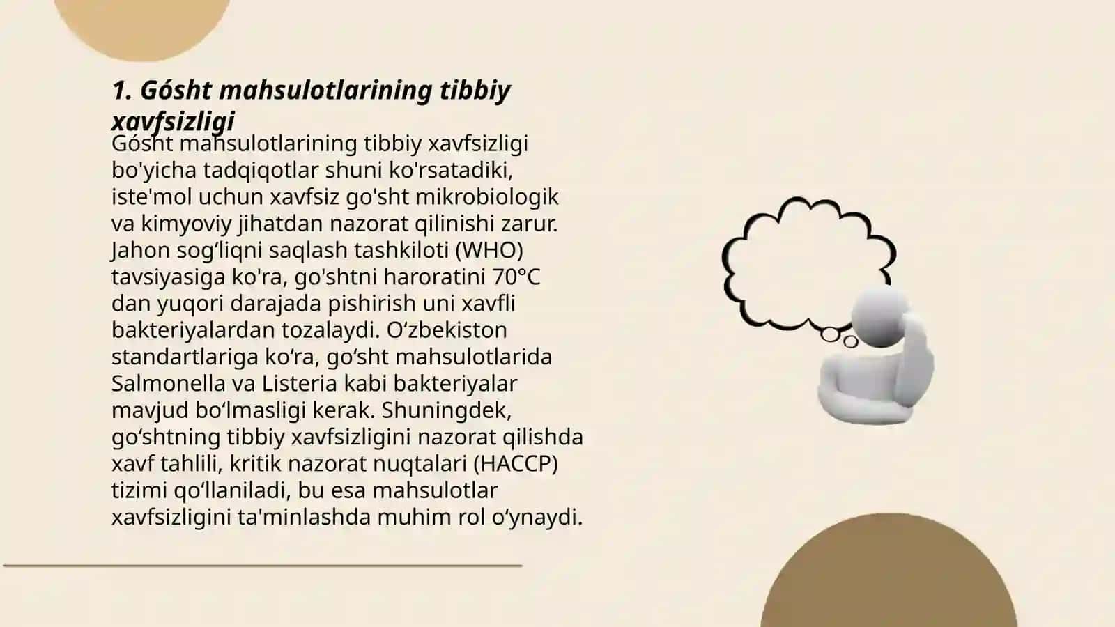 Gósht Mahsulotlarining Tibbiy-Toksik Xavfsizligi 3