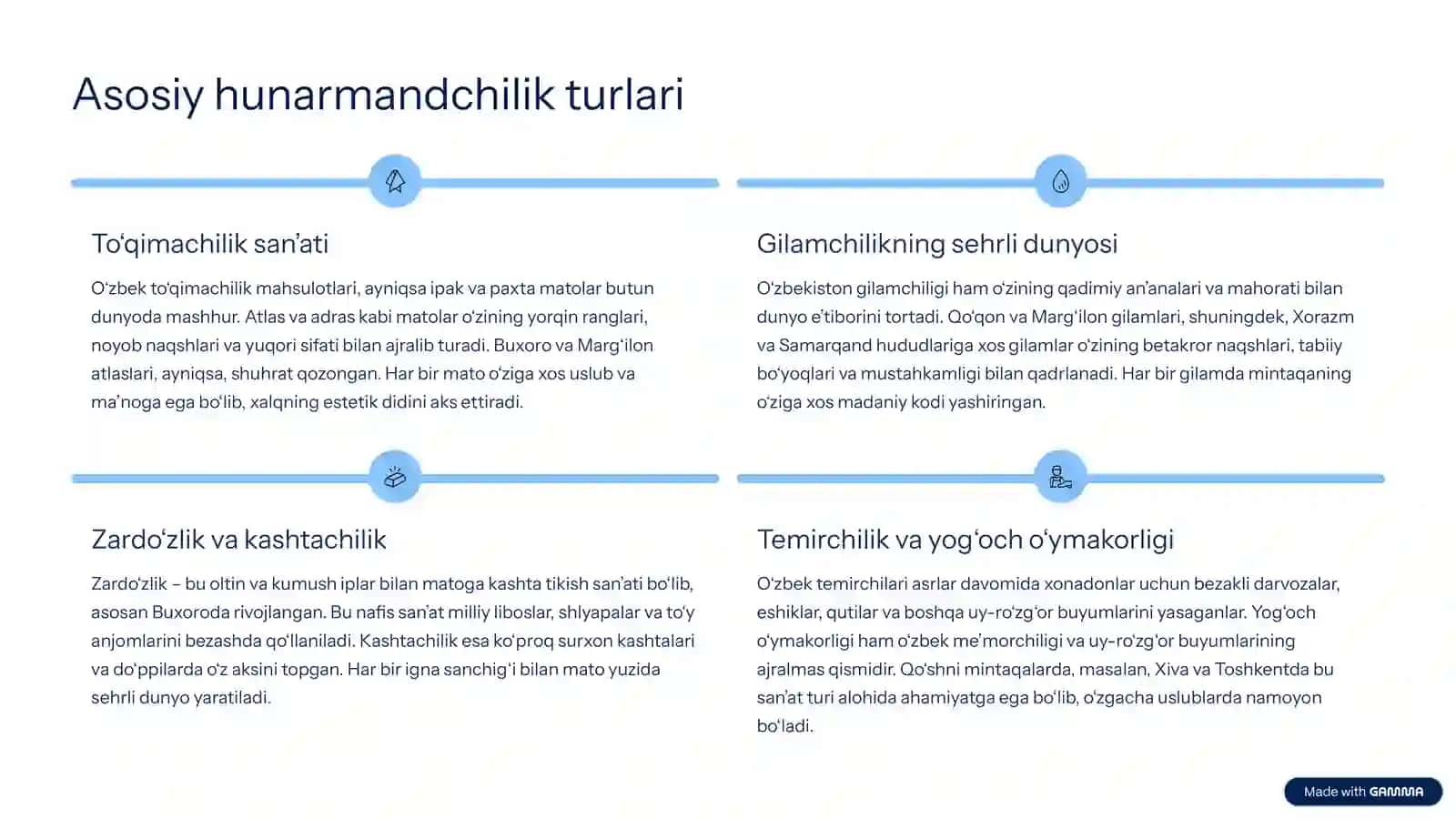 Hunarmandchilikning qadimiy ildizlari 3