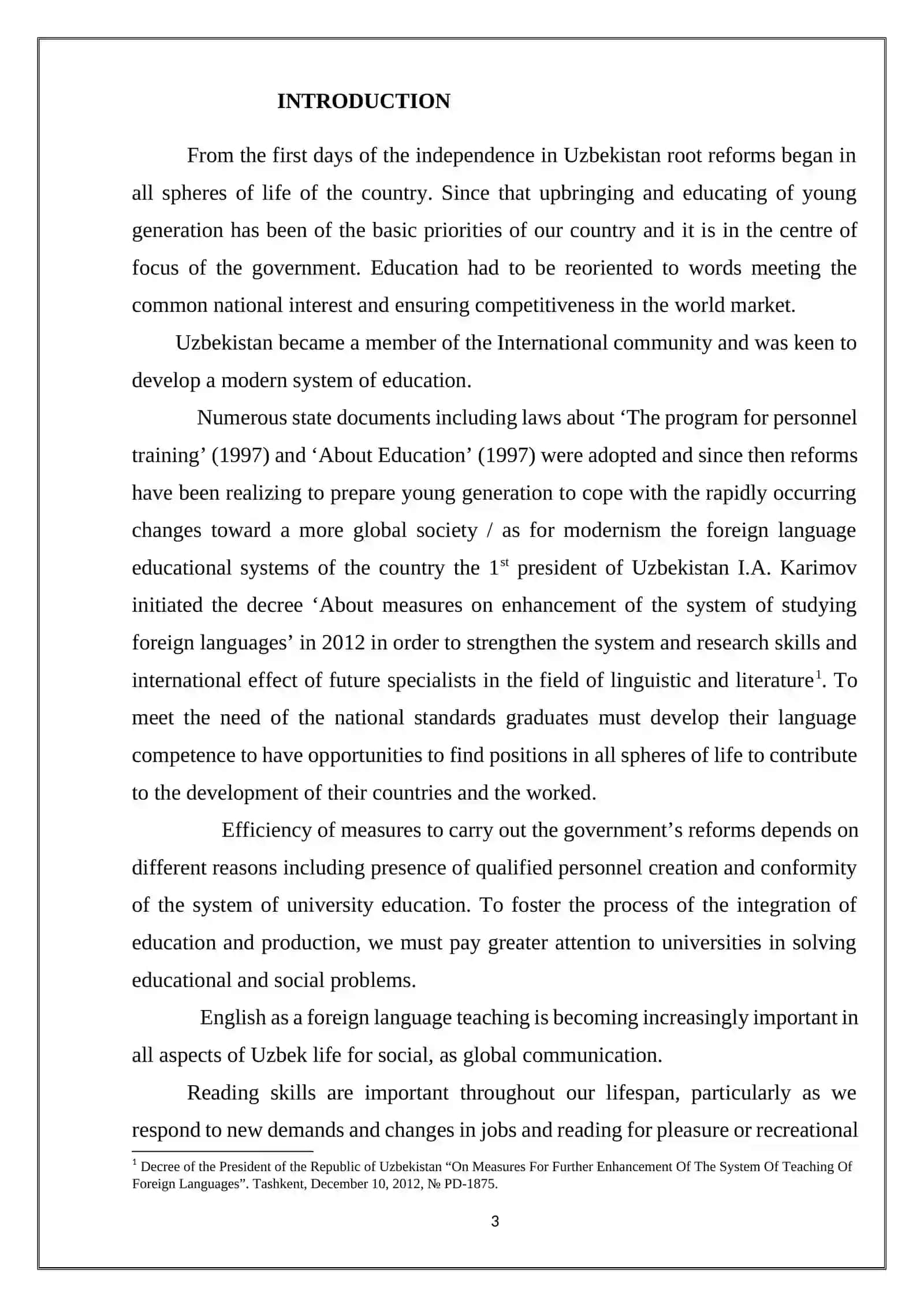 Developing reading comprehencion through defferent classroom technics for B1 level learners 3