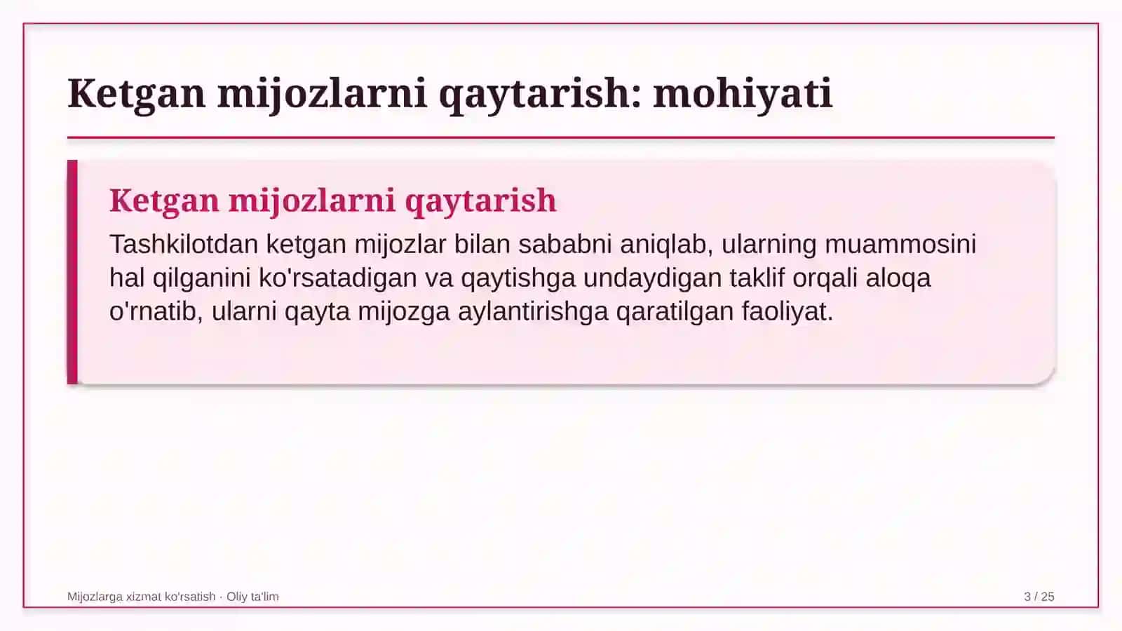 suvenir ishlab chiqarishda ketgan mijozlarni qaytarib jalb etish 9659 3