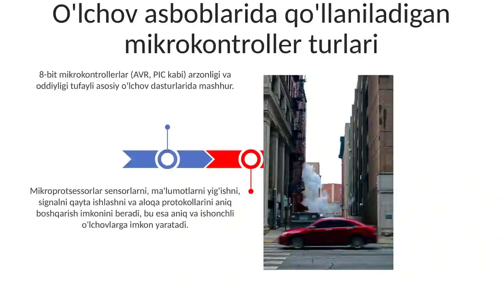 Mikrokontrollerlar va ularning qo‘llanish sohalarida 3