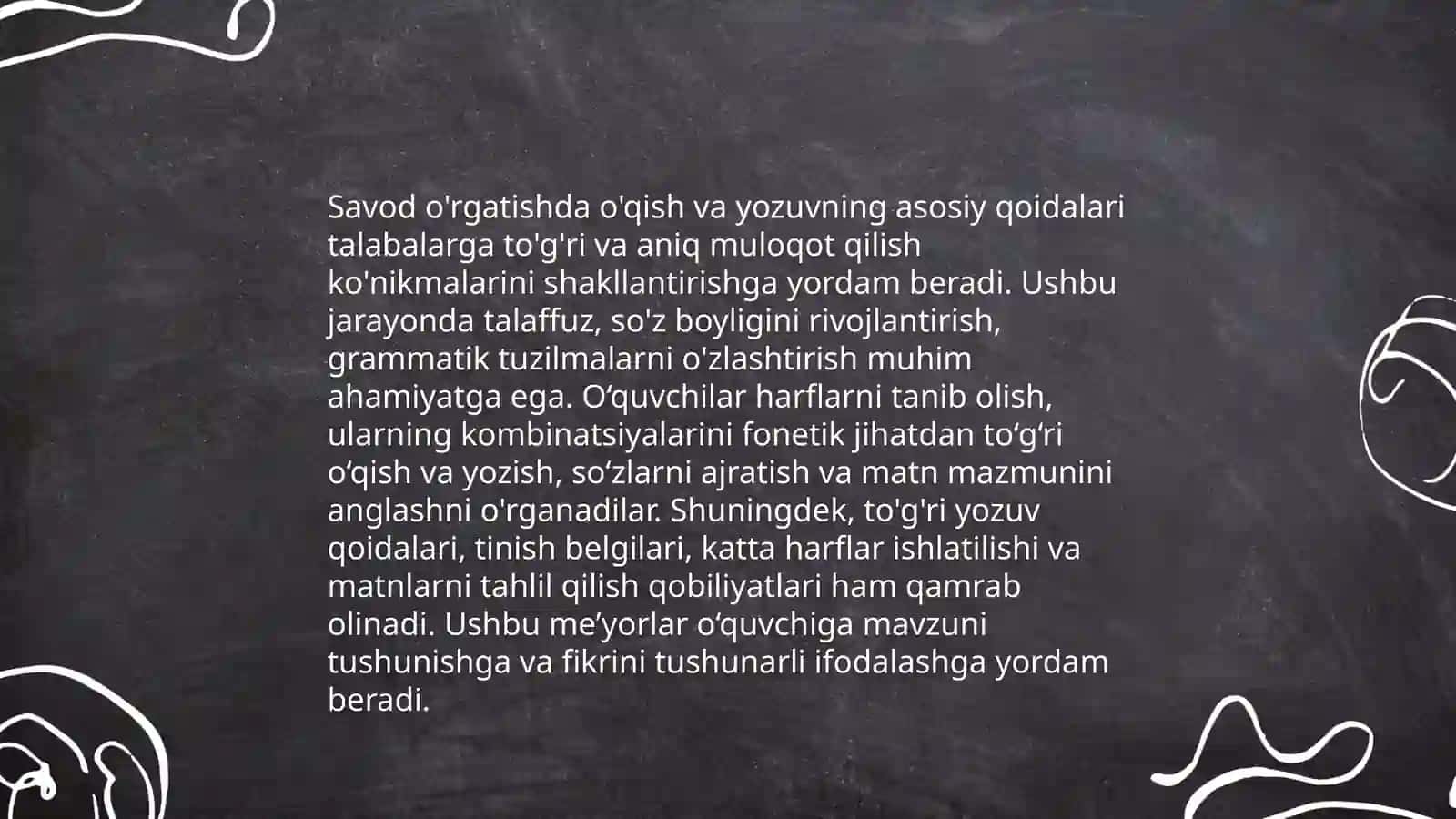 Savod o'rgatish davrida o'qish va yozuv faoliyatining bog'liqligi 3