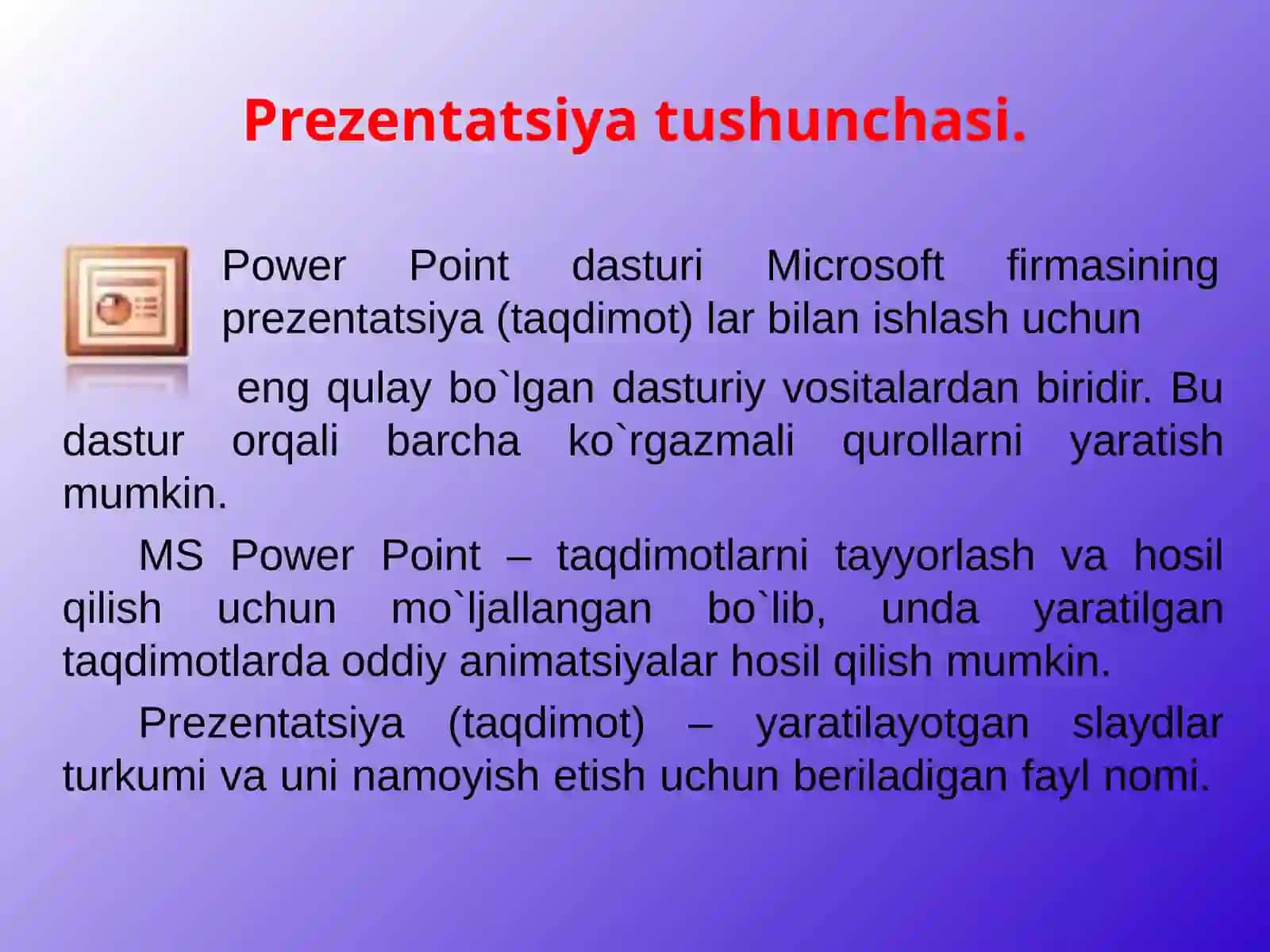 PowerPointdaishlash 3