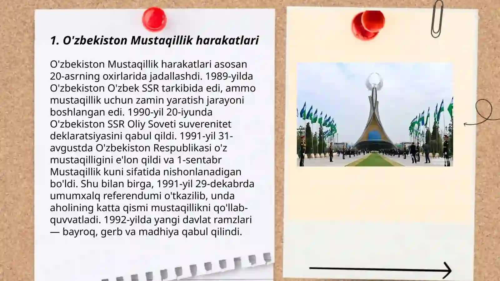 O'zbekiston Mustaqillik Harakatlari 3