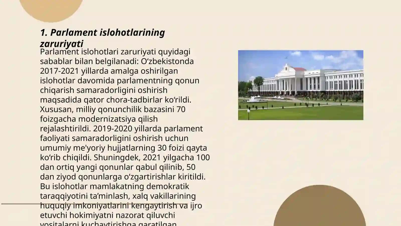 Parlament islohotlarining zaruriyati 3