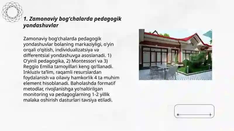 Zamonaviy bogʻchalar 3
