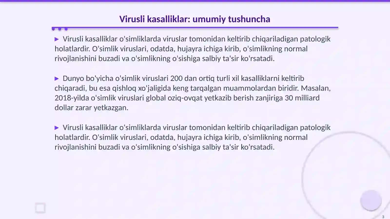 O‘simliklarda uchraydigan virusli kasalliklar 3