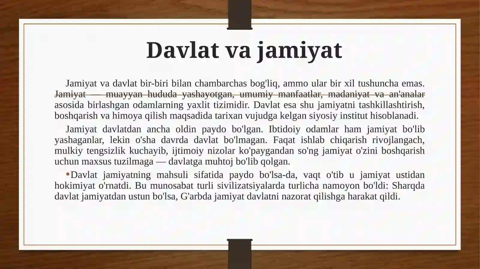 Davlatning Kelib Chiqishi 3