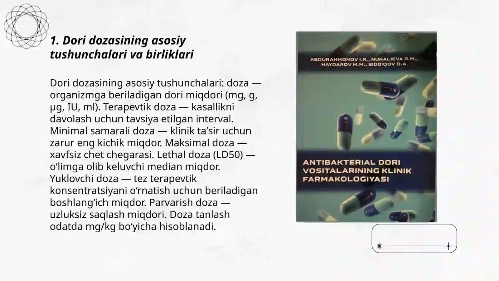 Dori Vositalarining Dozasi Retsept Haqida Tushuncha 3