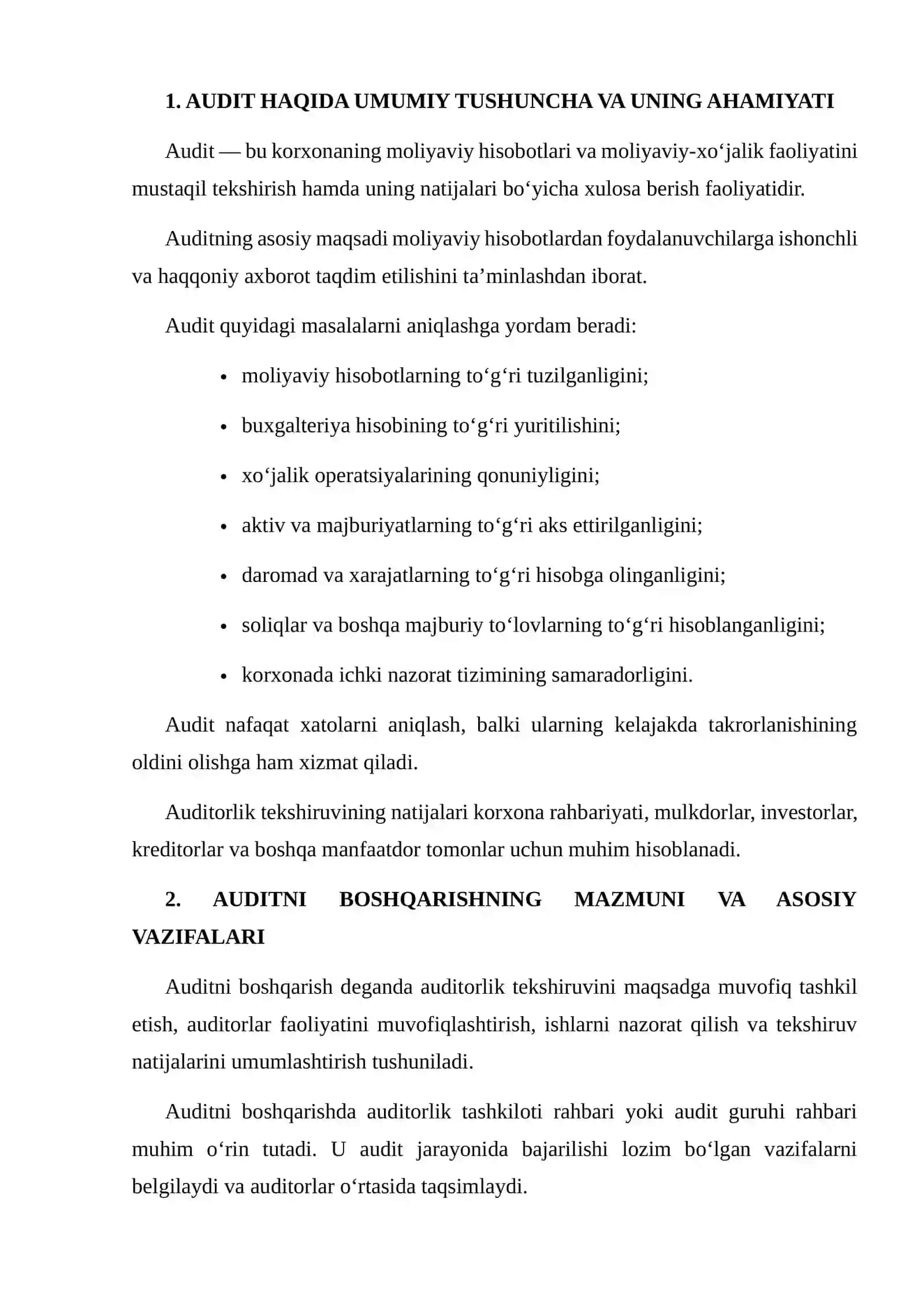 AUDITNI BOSHQARISH VA AUDITORLIK ISH DASTURINI TUZISH 3