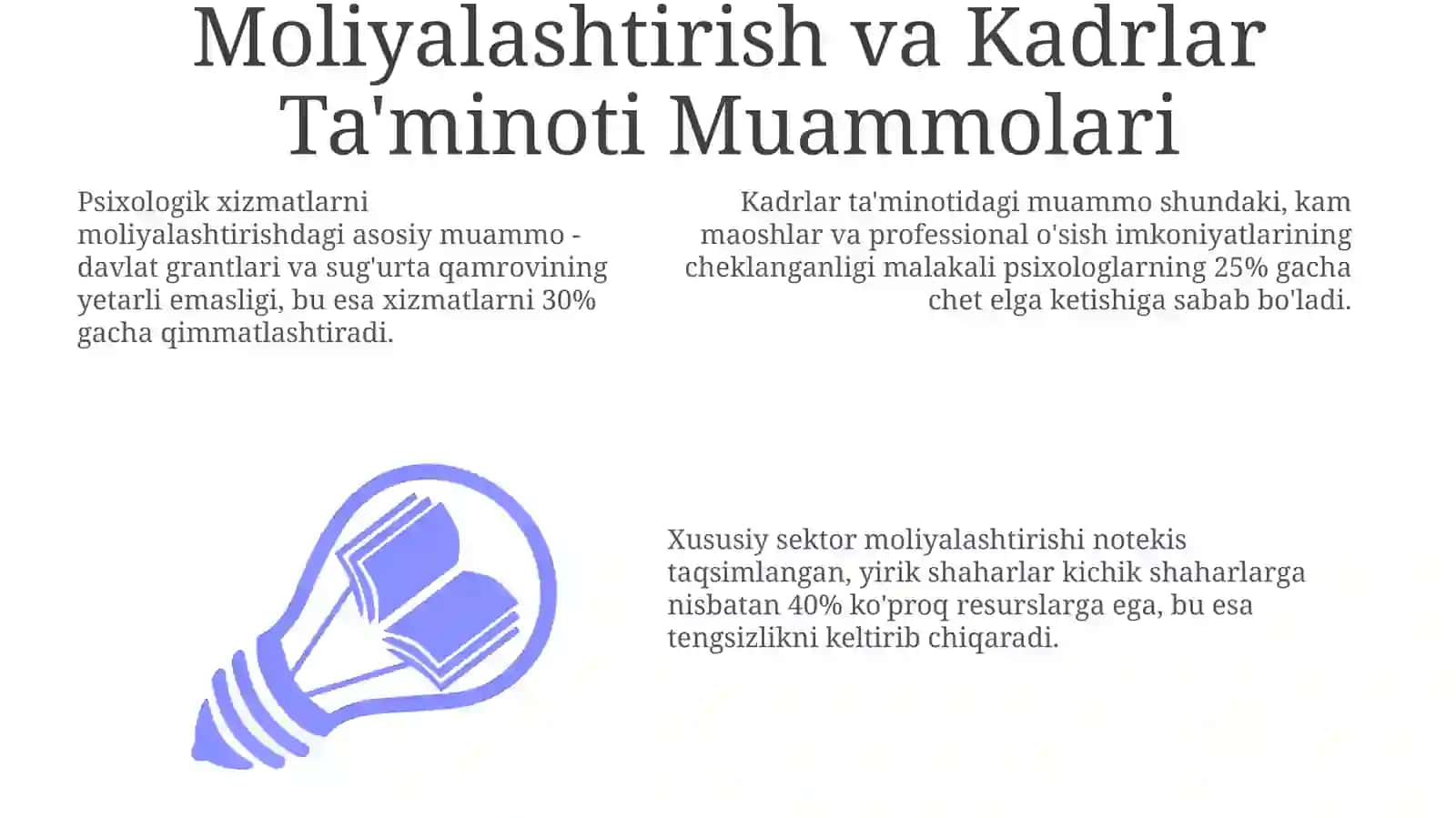 Psixologik xizmatni tashkil etish muamolari 3