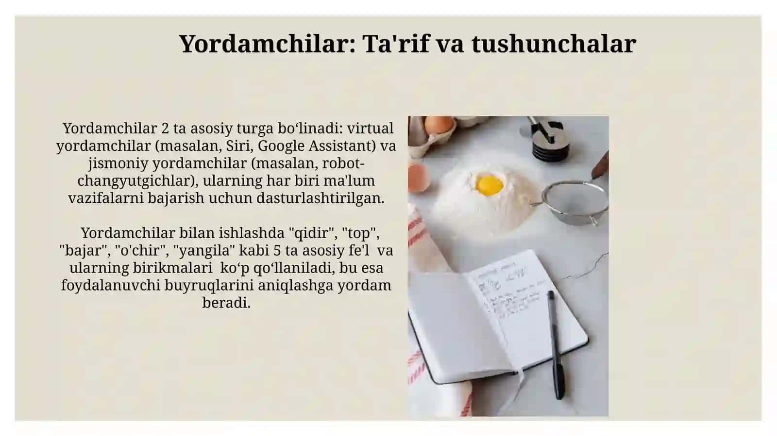 Koʻmakchilar. Retsept va uning tarkibi. Koʻmakchilar bilan qoʻllaniladigan Retseptura iboralari 3