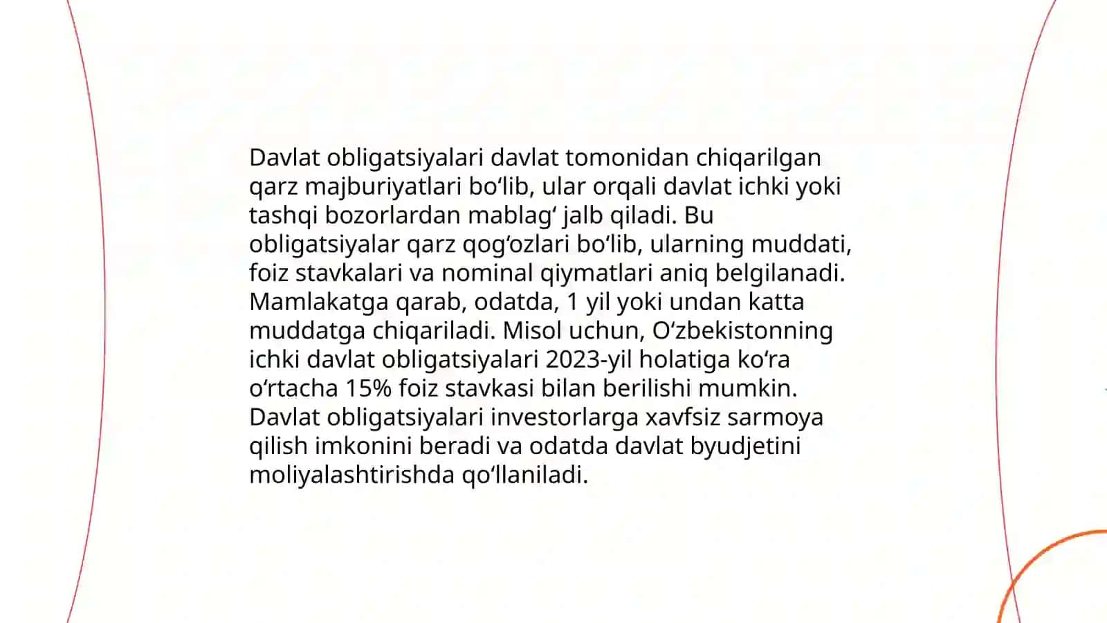 Davlat qimmatli qog‘ozlari turlari 3