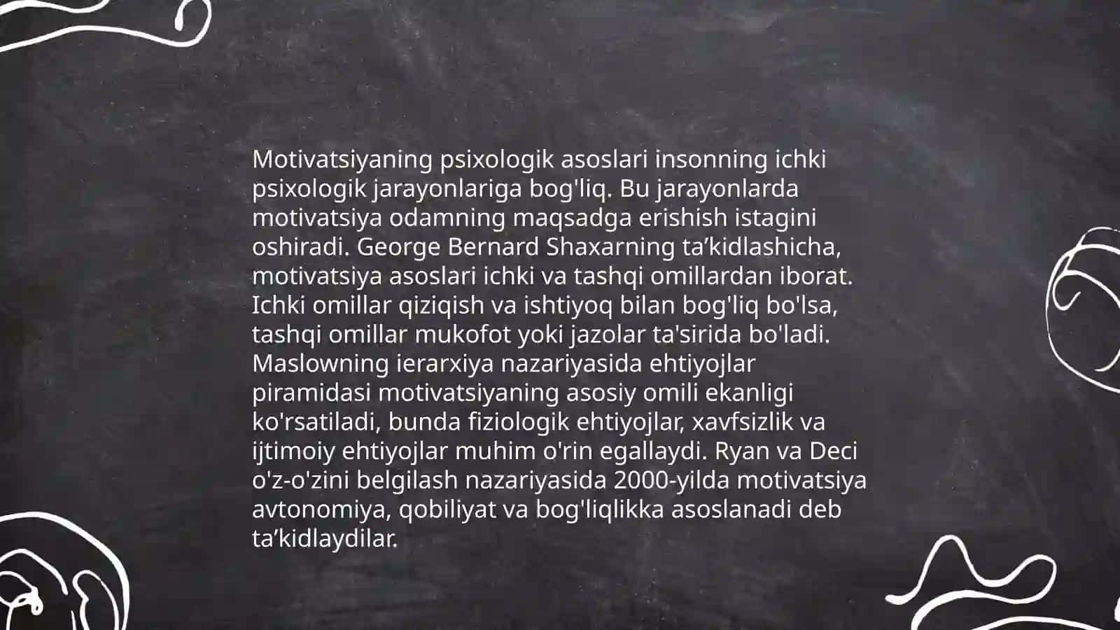 Faoliyat va motivatsiya 3