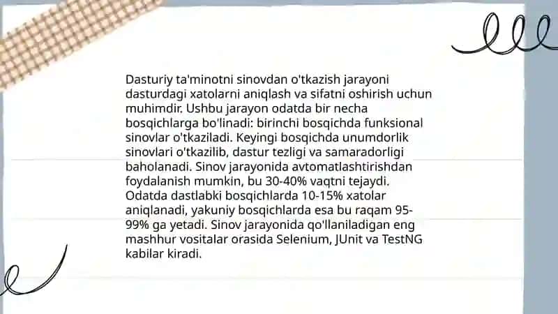 Software Testing and Quality Assurance 3