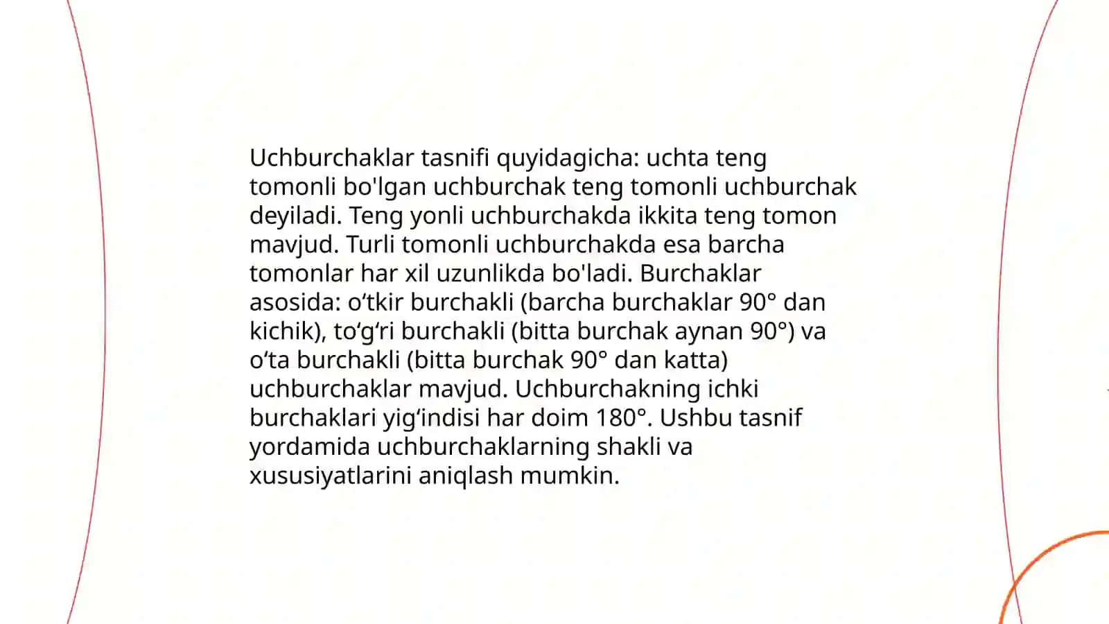 Uchburchakning turlari 3