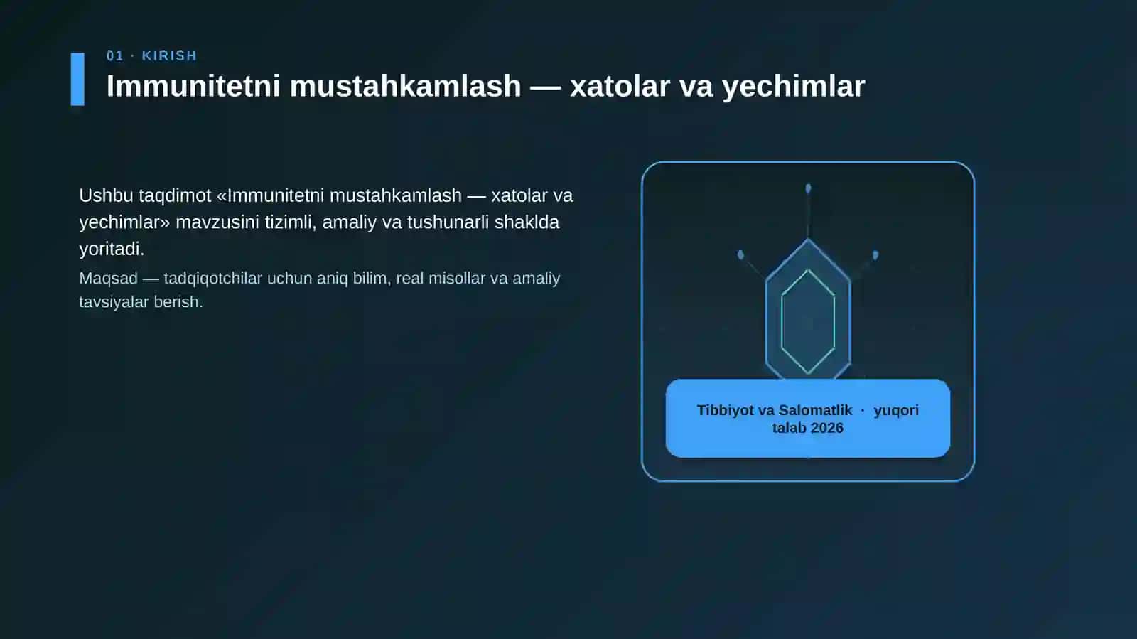 Immunitetni mustahkamlash — xatolar va yechimlar 3