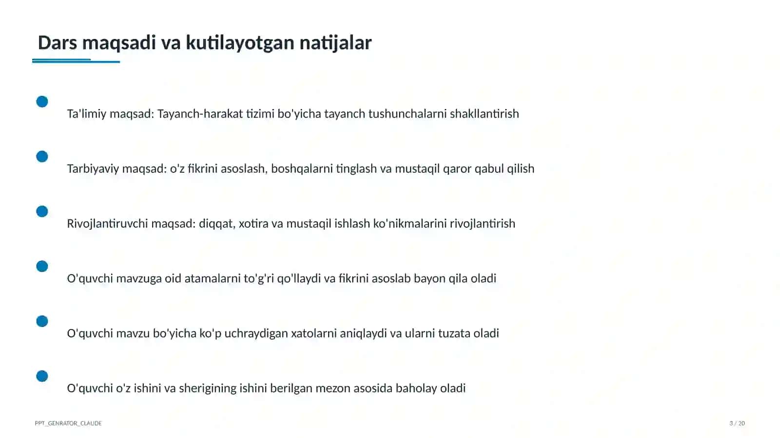 Tayanch-harakat tizimi (8-sinf) 3