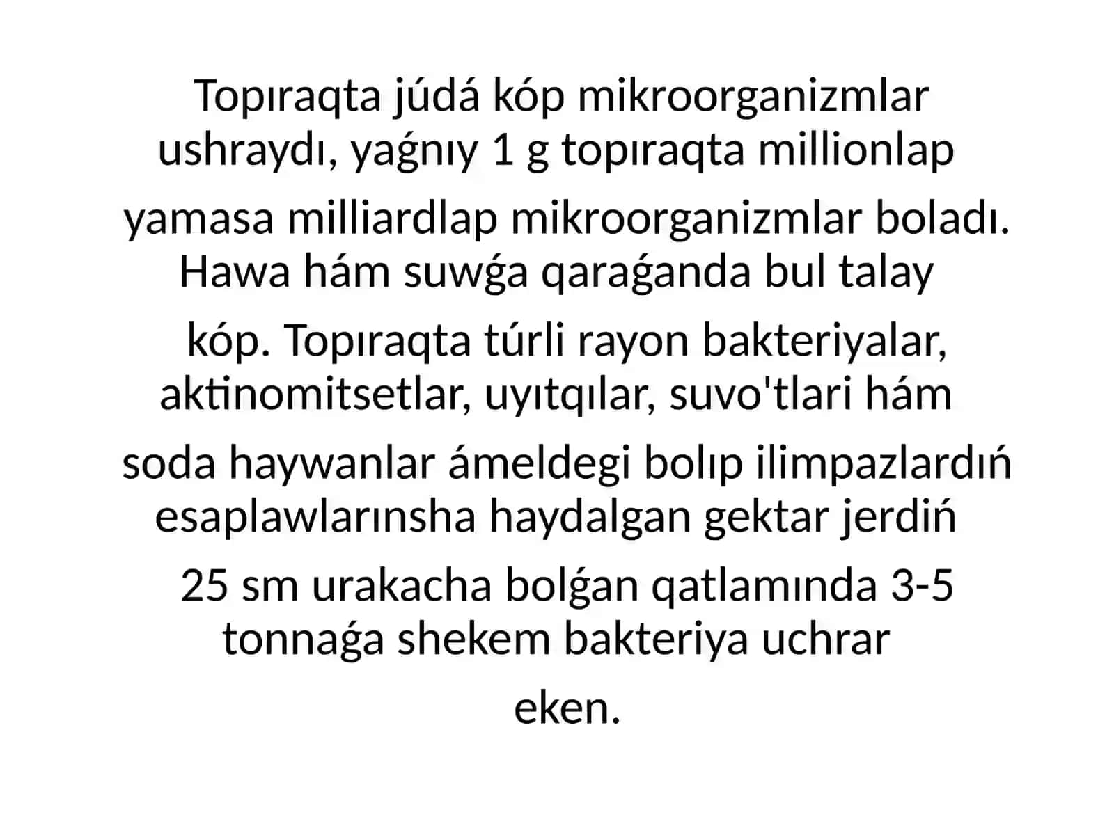 Topiraq stresfaktorlari shorlaniw qurgaqshiliqqa 3