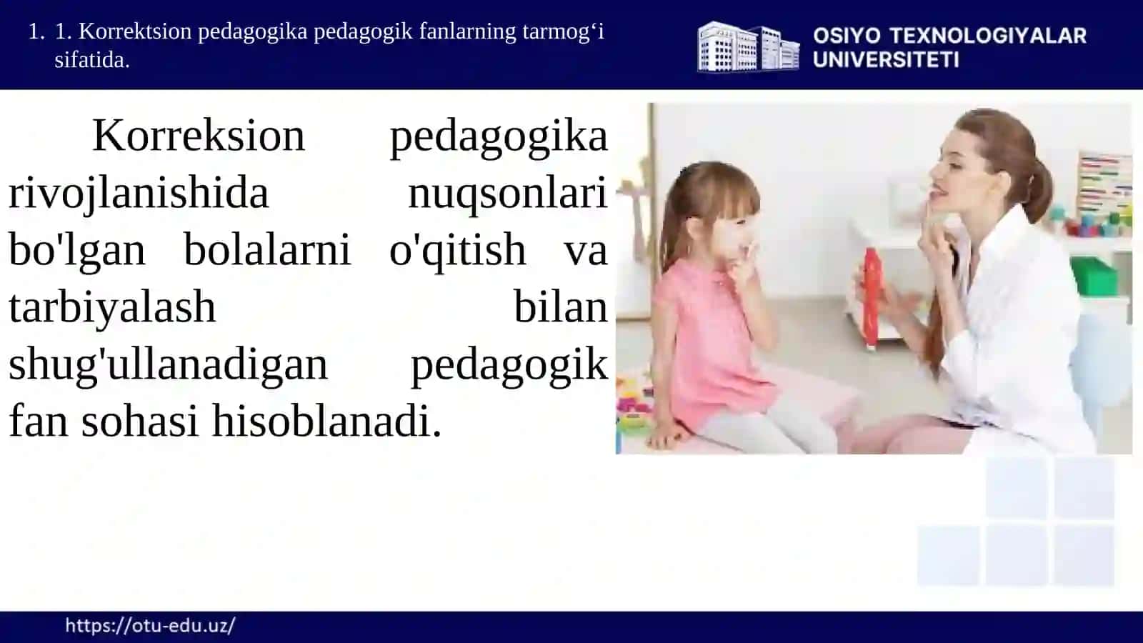 Korrektsion pedagogika pedagogik fanlarning tarmog‘i sifatida 3