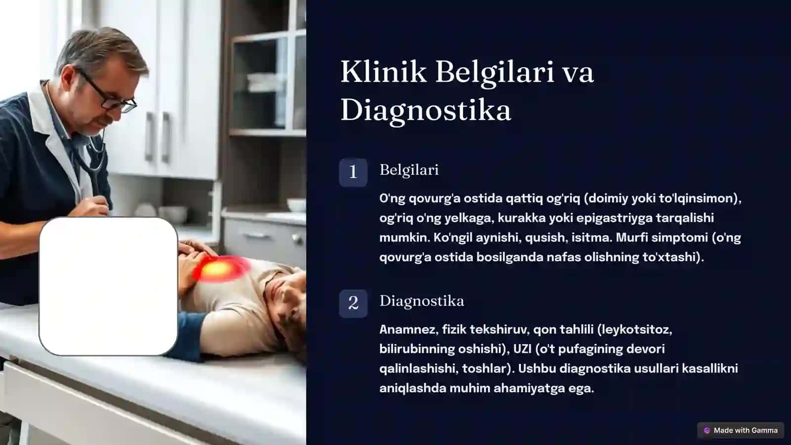 O'tkir Xolesistitda Birinchi Yordam Algoritmi 3
