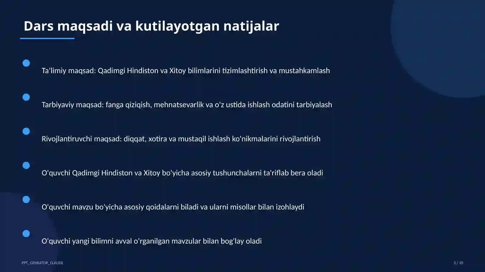 Qadimgi Hindiston va Xitoy (6-sinf) 3
