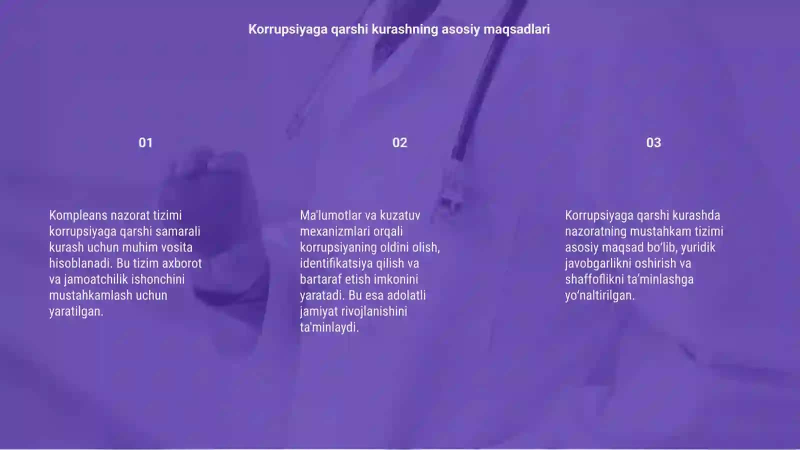 Korrupsiyaga qarshi kurashishda kompleans nazorat tizimi 3