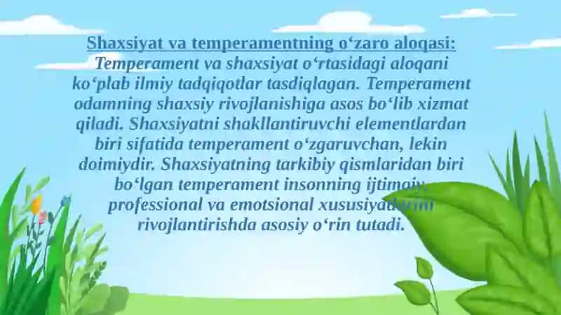Temperamentning mutaxassislik shakllanishi 3