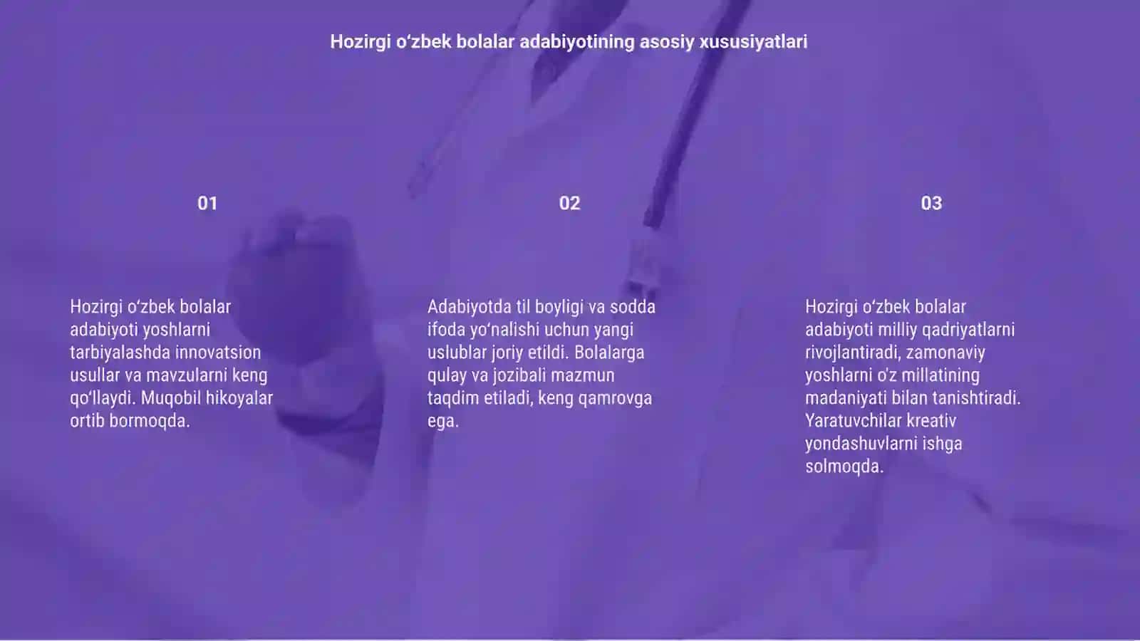 Hozirgi oʻzbek bolalar adabiyoti 3