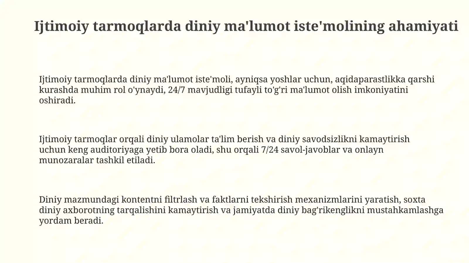 Ijtimoiy tarmoqlarda diniy axborot iste’moli madaniyatini tarbiyalashning ahamiyati 3