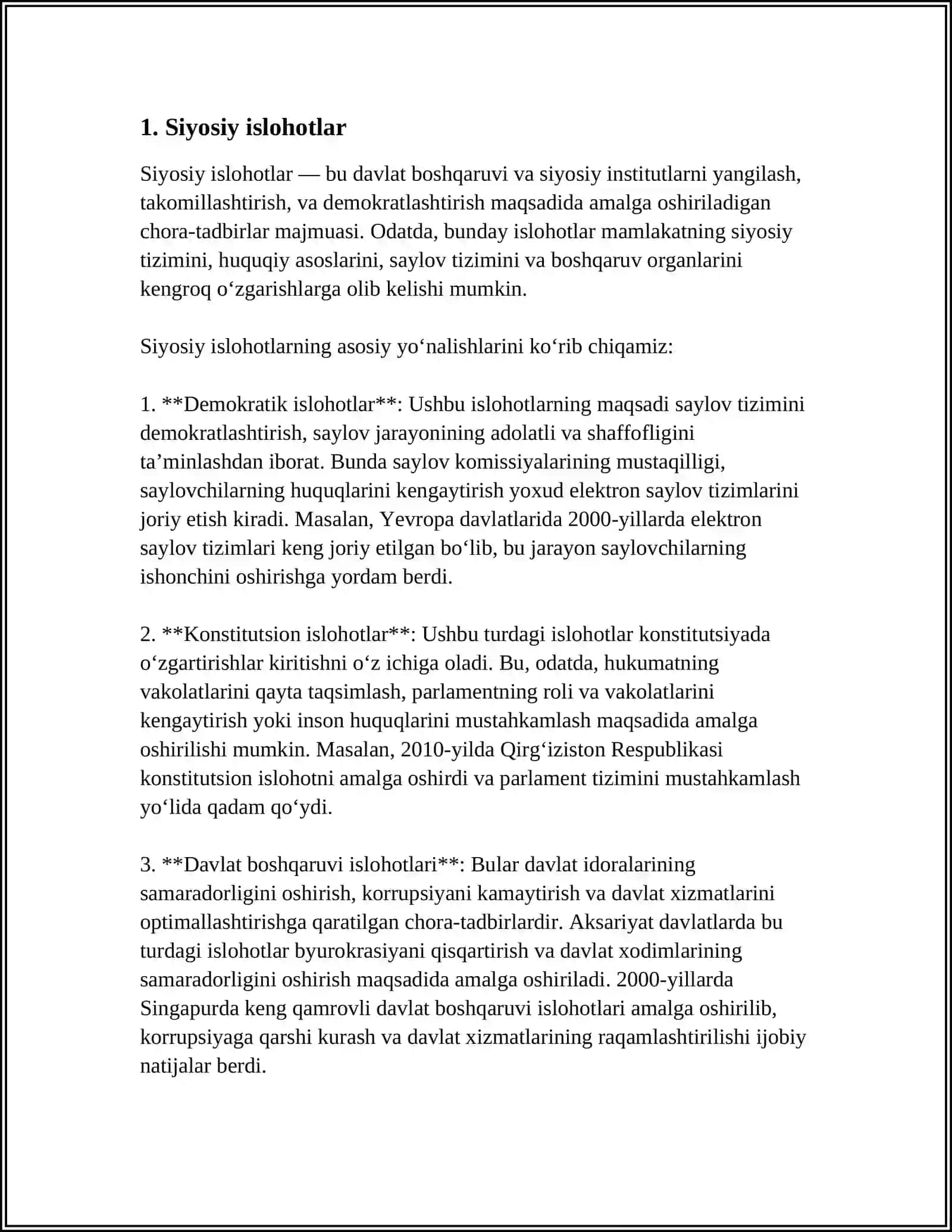 MUSTAQILLIK YILLARIDA DALLAS BOSHQARUVI TIZIMIDA AMALGA OSHIRILGAN ISLOHOTLAR 3