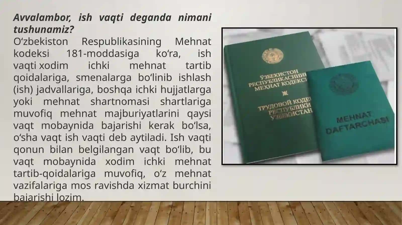 Ish vaqti 3