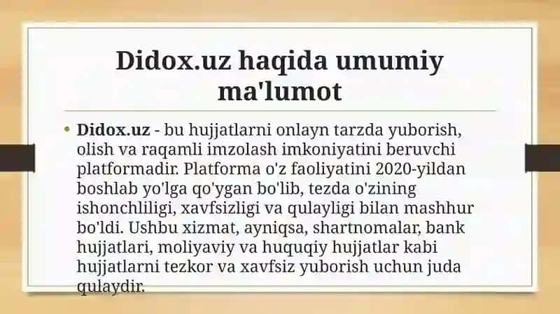 DIDOX.UZ PLATFORMASI 3