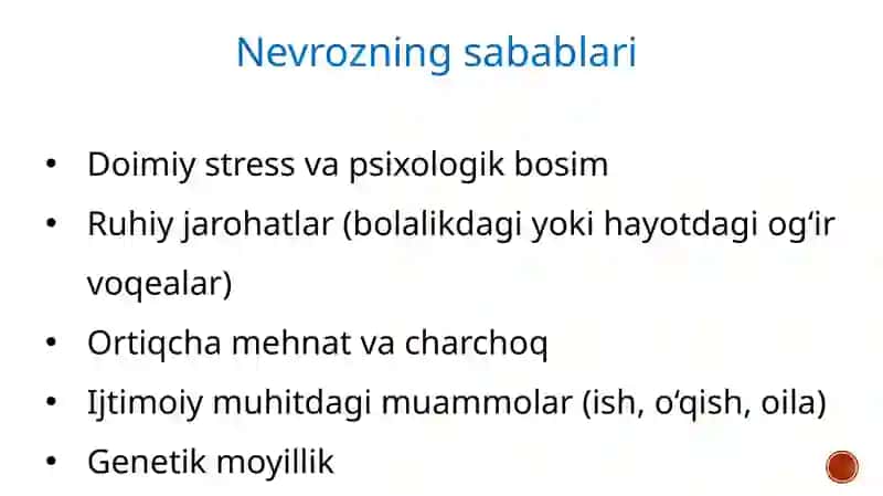 Nevro’z vauning turlari 3