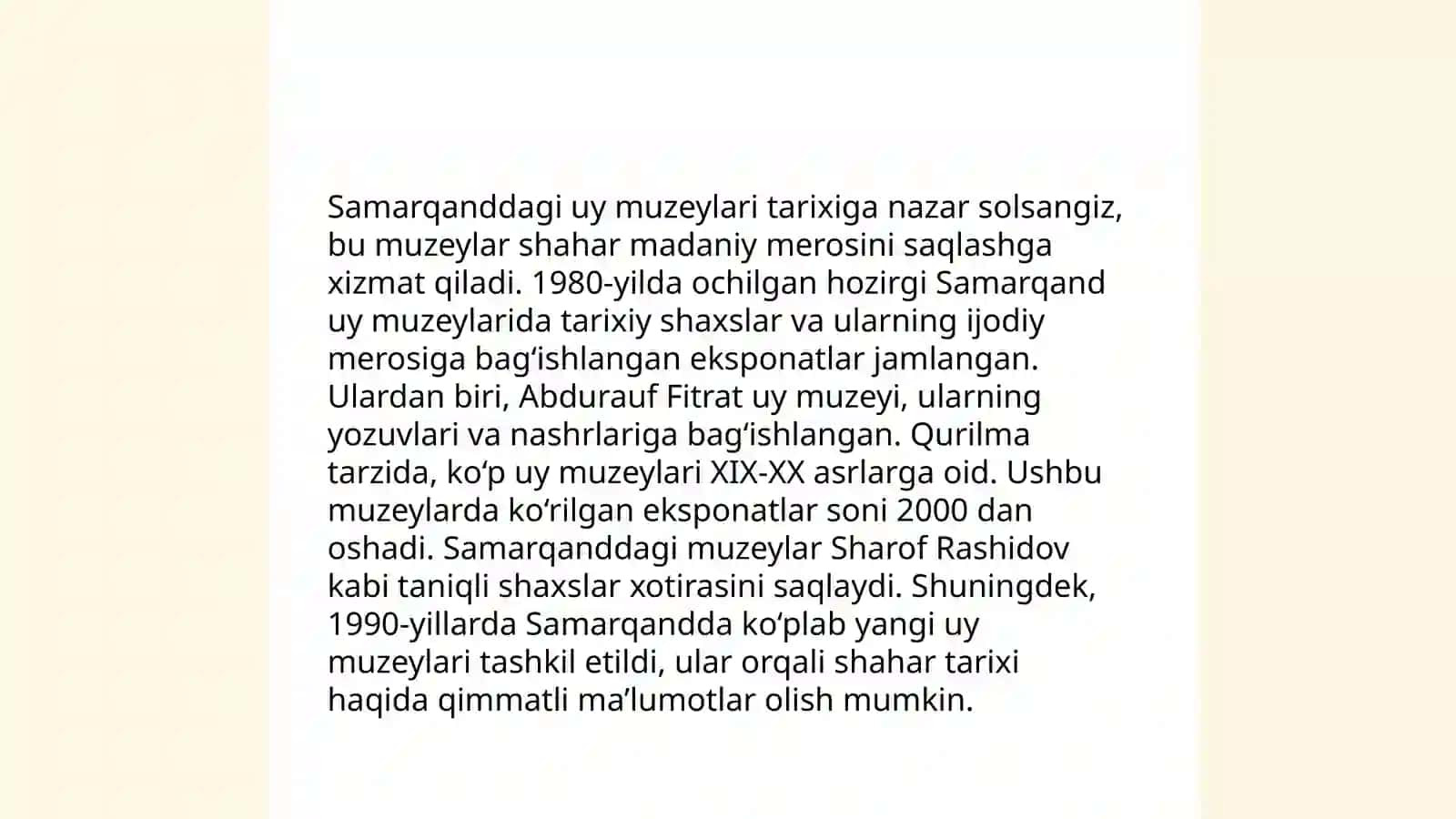 Samarqanddagi uy muzeylar 3