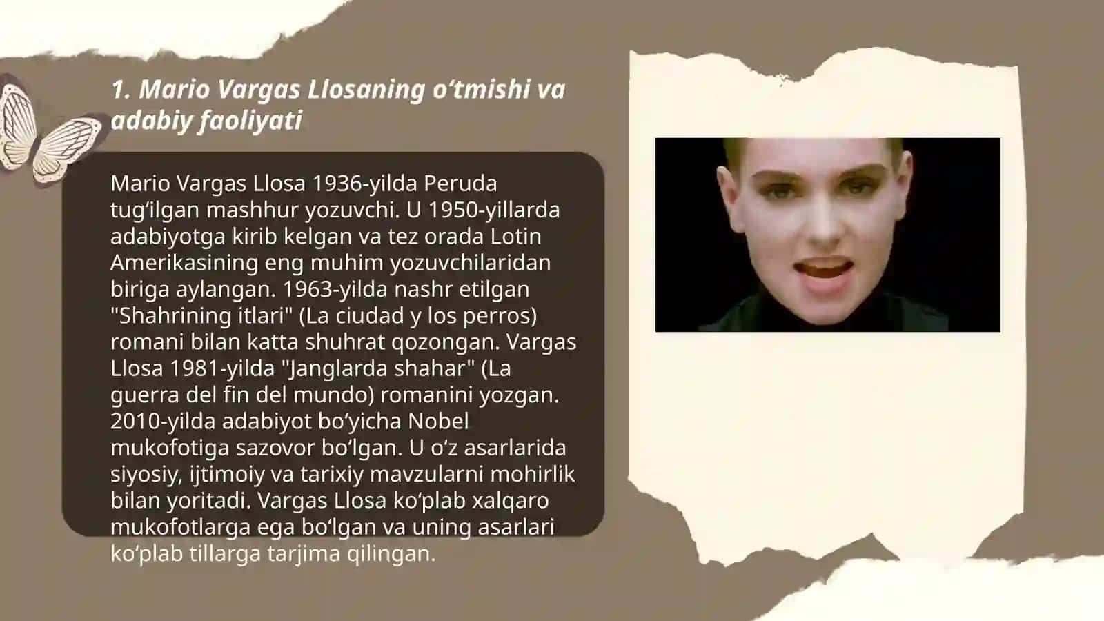 Mario Vargas Losaning "Shumtakalar" qissasi tahlili 3