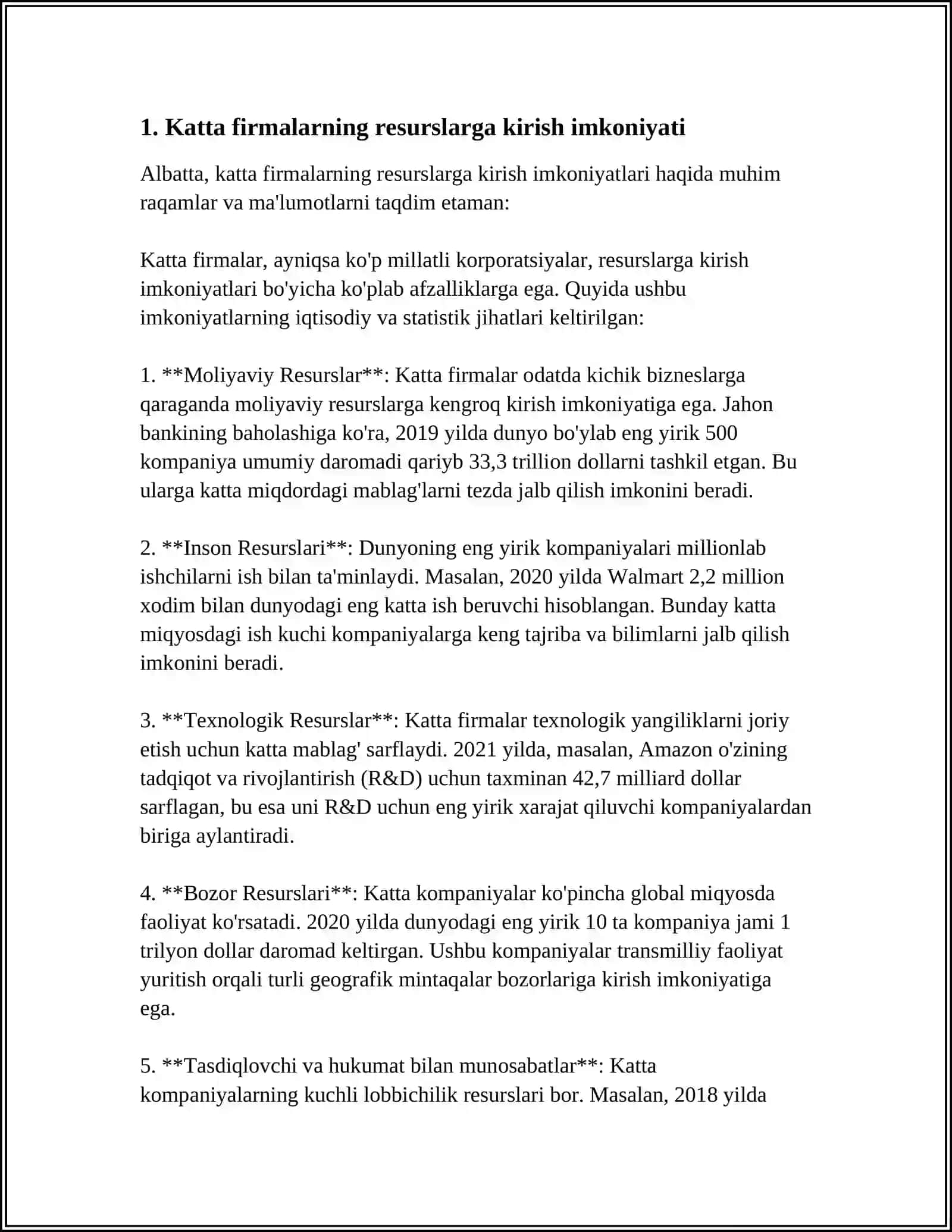 ADVANTAGES AND DISADVANTAGES OF LARGE AND SMALL FIRMS 3