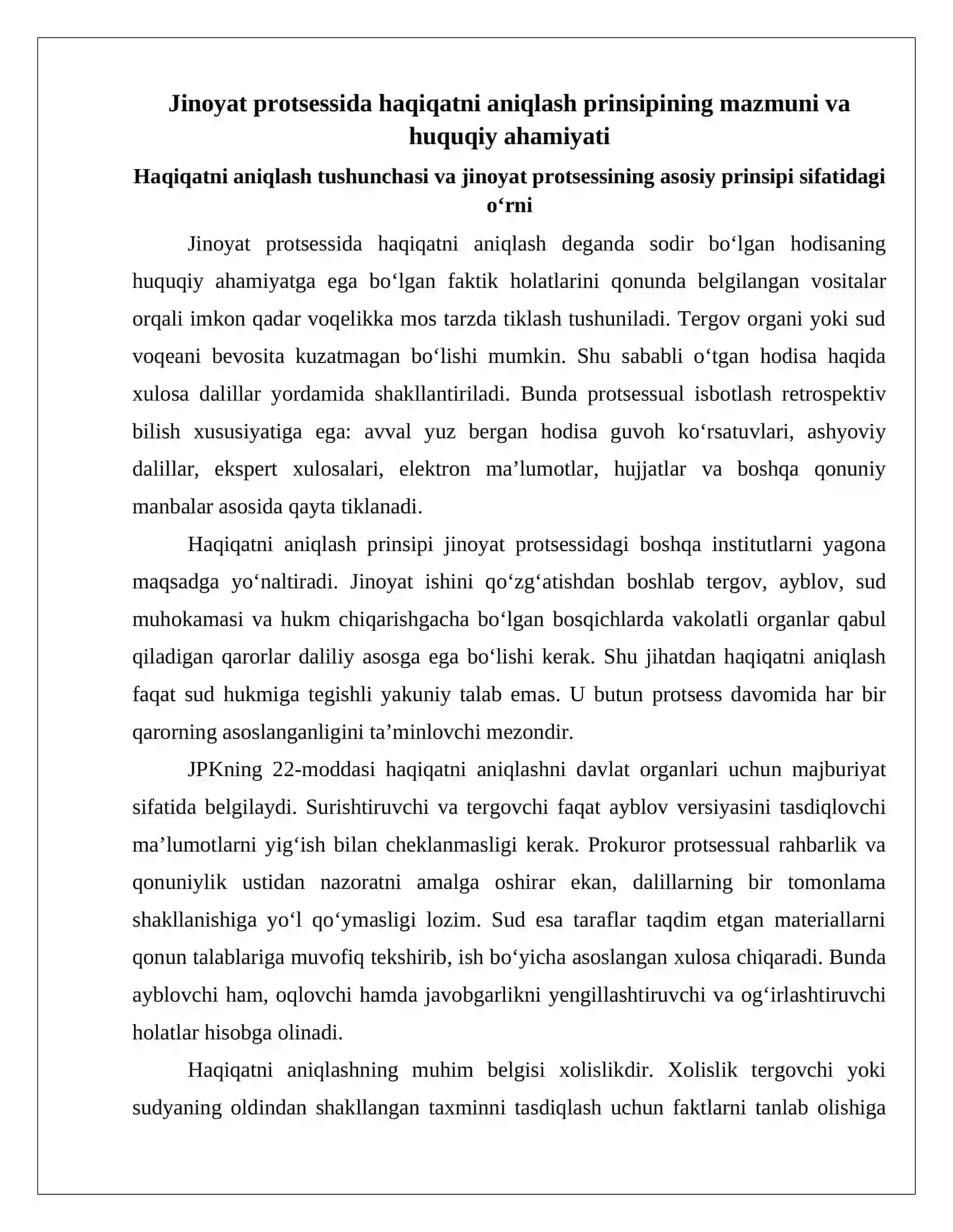 Haqiqatni aniqlash — isbotlashning maqsadi 3