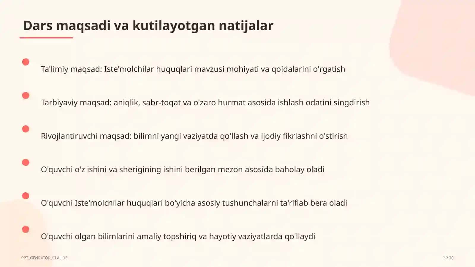 Iste'molchilar huquqlari (10-sinf) 3