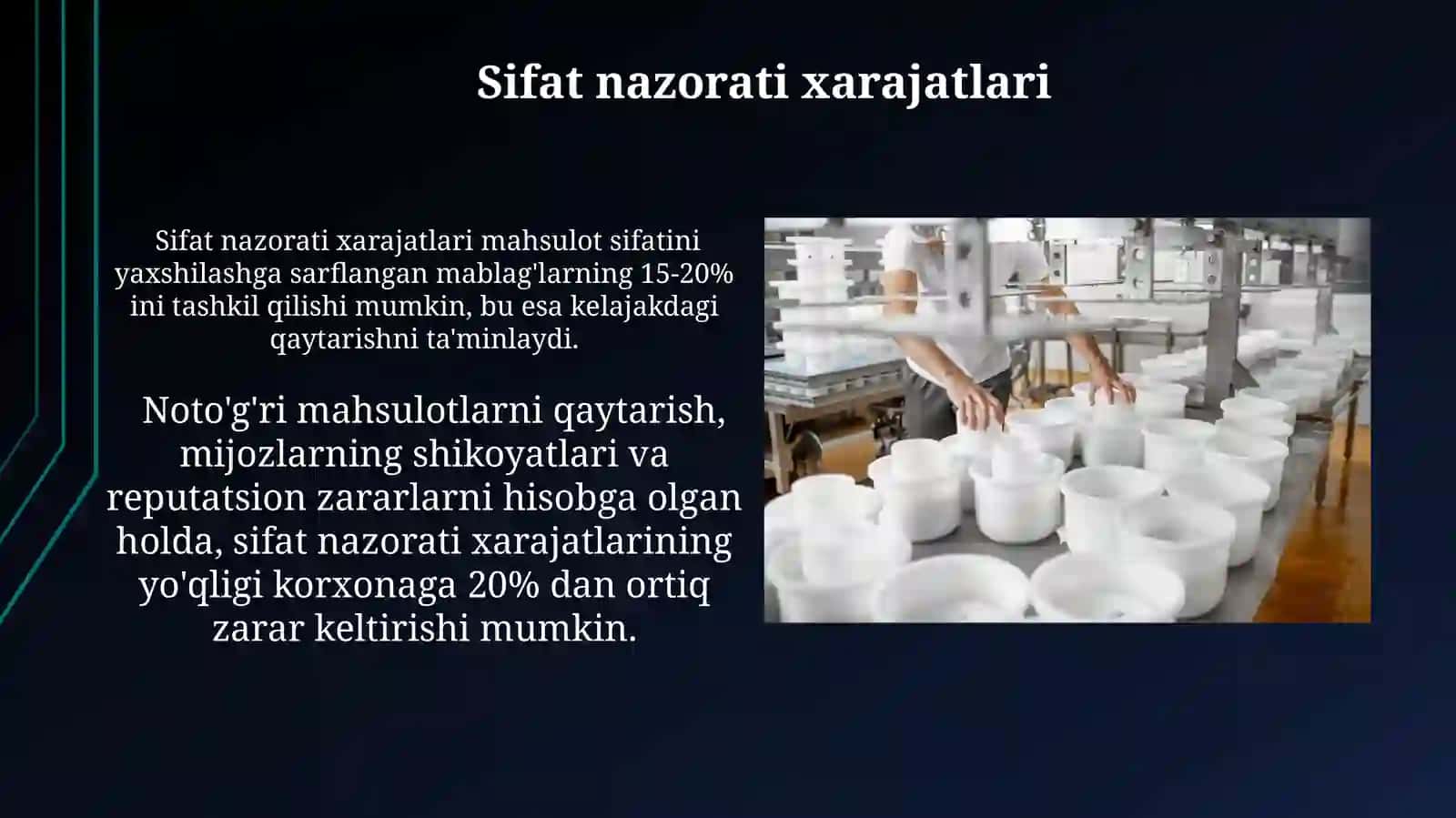 CWQC -Company Wide Quality Sontrol/ Butun tashkilotda sifat nazorati (K. Isikava) 3