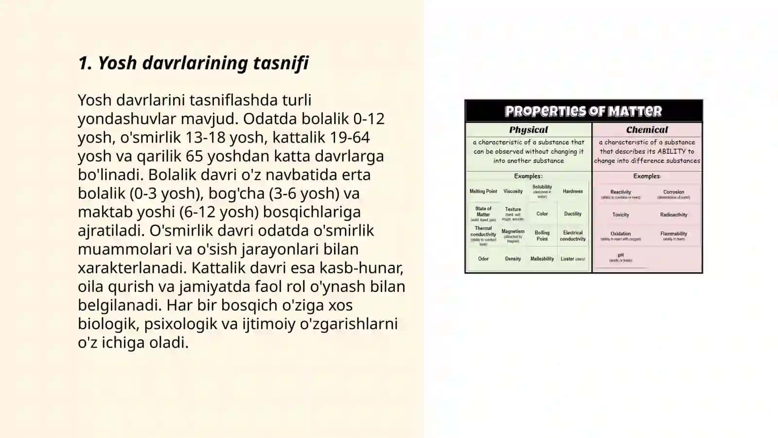 Yosh davrning margalagik va fizalagil xususiyatlari 3