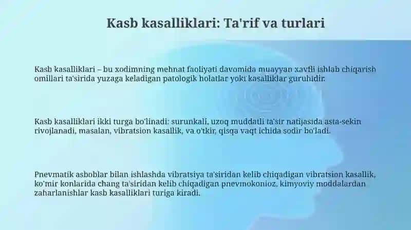 Ishchilar organizmiga shovqin, tebranishning ta'siri 3