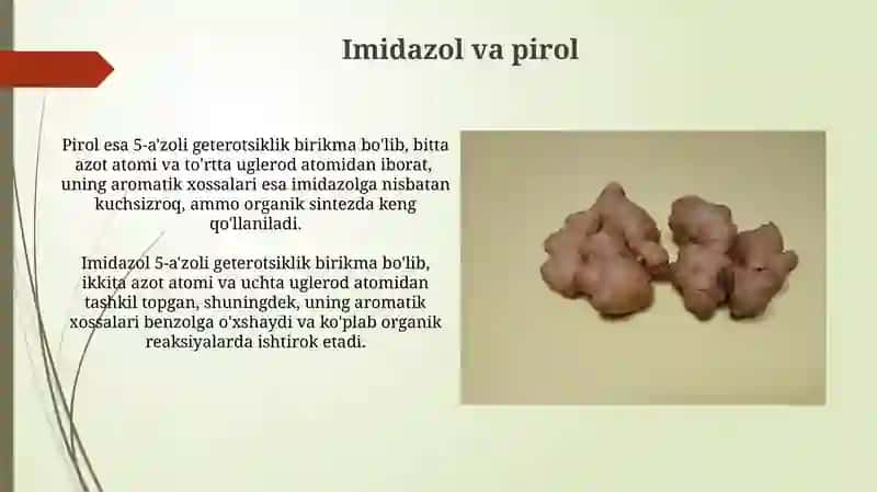 Imidazol va pirol 3