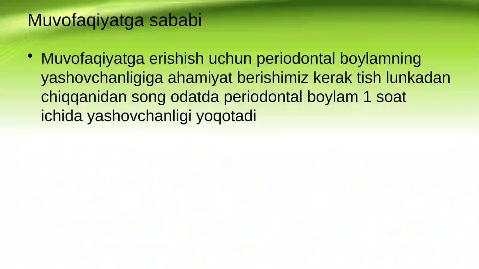 Tishlarni toliq dislokatsiyasi, replantatsiya qilish 3