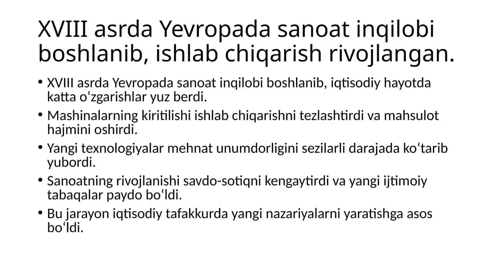 Klassik mumtoz iqtisodiy maktab XVIII asr oxiri - XIX asr boshlari 3