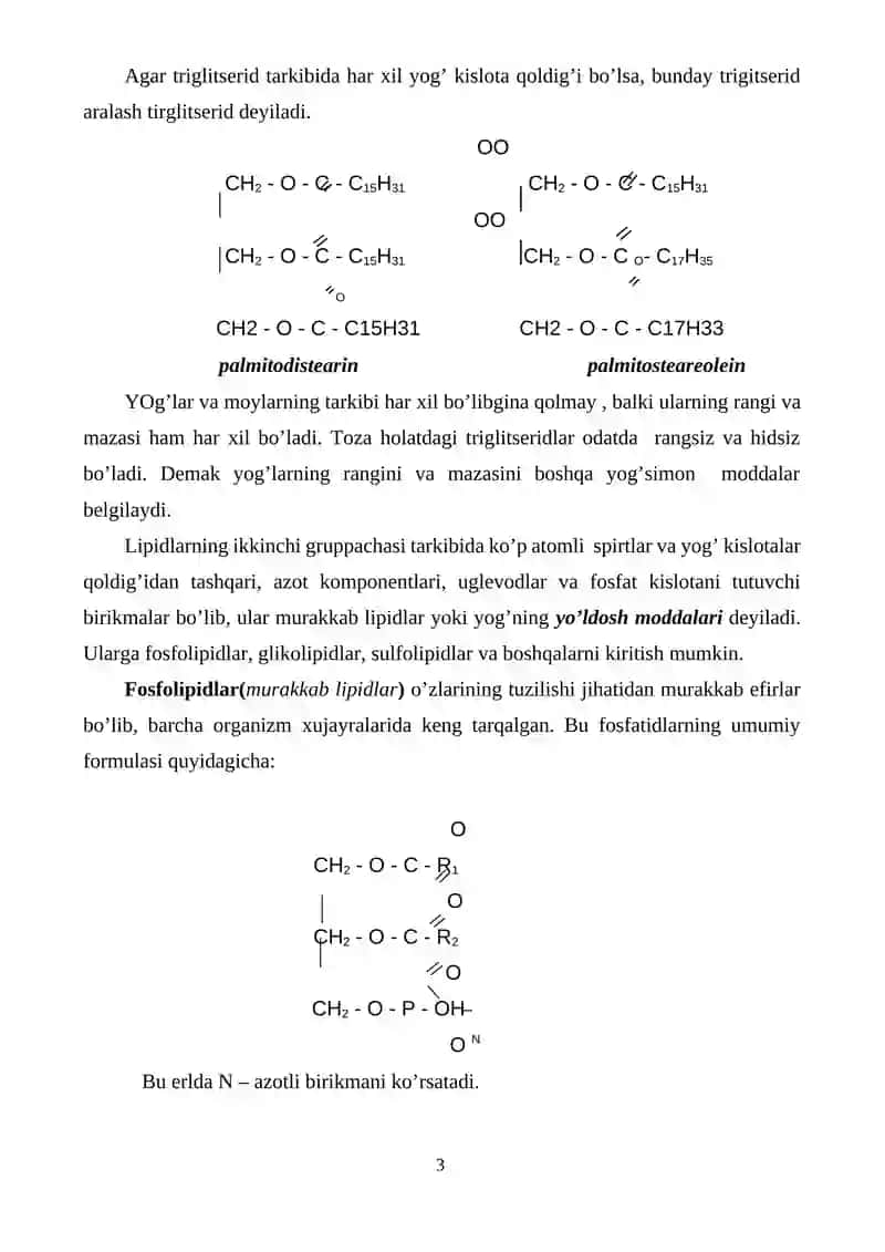 Lipidlar 3