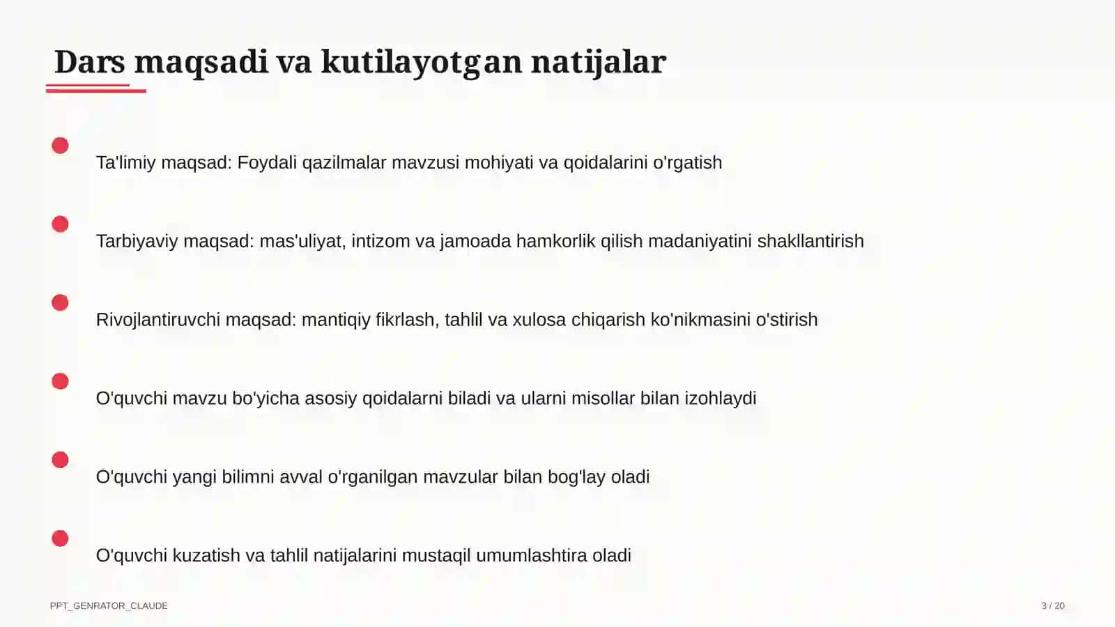 Foydali qazilmalar (3-sinf) 3